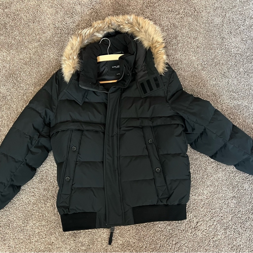 Andrew Marc Winter Coat (NWOT) with detachable fur hood